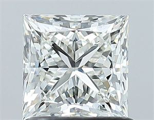 Picture of Natural Diamond 1.01 Carats, Princess with  Cut, I Color, VVS1 Clarity and Certified by GIA
