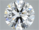 Diamante Natural 3.91 quilates, Redondo , Color E, claridad VS1 y certificado GIA
