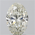Natural Diamond 1.51 Carats, Oval with  Cut, I Color, SI2 Clarity and Certified by IGI