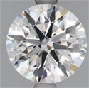 Del inventario de diamantes de laboratorio, 2.14 quilates, Redondo , Color F, claridad VVS2 y certificado IGI