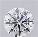 Lab Grown Diamond 3.55 Carats, Round with Ideal Cut, E Color, VVS1 Clarity and Certified by IGI