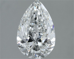 Picture of Natural Diamond 1.80 Carats, Pear with  Cut, G Color, SI2 Clarity and Certified by GIA