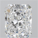 Natural Diamond 3.02 Carats, Radiant with  Cut, D Color, SI1 Clarity and Certified by GIA