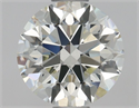 Diamante Natural 0.80 quilates, Redondo , Color K, claridad VVS2 y certificado GIA