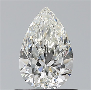 Picture of Natural Diamond 0.71 Carats, Pear with  Cut, I Color, VVS1 Clarity and Certified by GIA