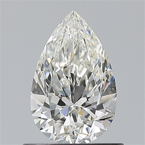 Picture of Natural Diamond 0.71 Carats, Pear with  Cut, I Color, VVS1 Clarity and Certified by GIA