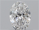 Natural Diamond 0.51 Carats, Oval with  Cut, D Color, VVS1 Clarity and Certified by GIA