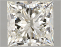 Natural Diamond 1.50 Carats, Princess with  Cut, J Color, VS1 Clarity and Certified by IGI