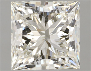 Picture of Natural Diamond 1.50 Carats, Princess with  Cut, J Color, VS1 Clarity and Certified by IGI