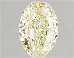 Picture of Lab Grown Diamond 1.60 Carats, Oval with  Cut, Fancy Intense Yellow Color, VS1 Clarity and Certified by IGI