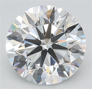 Picture of Lab Grown Diamond 5.03 Carats, Round with Excellent Cut, F Color, IF Clarity and Certified by IGI