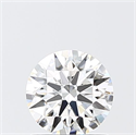 Lab Grown Diamond 1.02 Carats, Round with Ideal Cut, D Color, VS1 Clarity and Certified by IGI