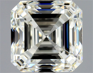 Picture of Natural Diamond 3.50 Carats, Asscher with  Cut, K Color, IF Clarity and Certified by GIA