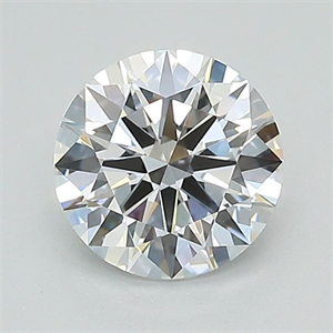 Picture of Lab Grown Diamond 1.00 Carats, Round with Ideal Cut, D Color, IF Clarity and Certified by IGI