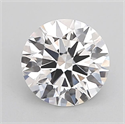 Lab Grown Diamond 1.51 Carats, Round with Ideal Cut, E Color, VVS2 Clarity and Certified by IGI
