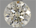 Natural Diamond 0.71 Carats, Round with Very Good Cut, L Color, VS2 Clarity and Certified by IGI