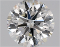 Natural Diamond 0.81 Carats, Round with Excellent Cut, H Color, VVS1 Clarity and Certified by GIA