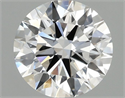 Lab Grown Diamond 1.40 Carats, Round with Ideal Cut, F Color, VS1 Clarity and Certified by IGI