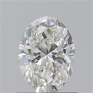 Picture of Natural Diamond 0.91 Carats, Oval with  Cut, H Color, VS2 Clarity and Certified by GIA