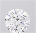 Lab Grown Diamond 1.57 Carats, Round with Ideal Cut, D Color, VVS2 Clarity and Certified by IGI