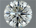 Natural Diamond 0.70 Carats, Round with Excellent Cut, J Color, VS1 Clarity and Certified by IGI