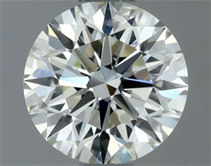 Picture of Natural Diamond 0.70 Carats, Round with Excellent Cut, J Color, VS1 Clarity and Certified by IGI