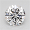 Lab Grown Diamond 1.02 Carats, Round with Ideal Cut, D Color, VVS1 Clarity and Certified by IGI