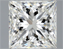 Natural Diamond 2.02 Carats, Princess with  Cut, J Color, VVS2 Clarity and Certified by GIA