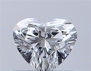 Picture of Natural Diamond 0.50 Carats, Heart with  Cut, D Color, SI2 Clarity and Certified by GIA