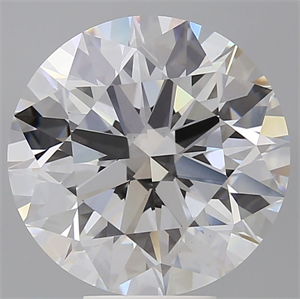 Picture of Lab Grown Diamond 7.60 Carats, Round with Ideal Cut, E Color, VS1 Clarity and Certified by IGI