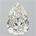 Natural Diamond 3.01 Carats, Pear with  Cut, I Color, SI2 Clarity and Certified by GIA