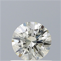 Natural Diamond 0.50 Carats, Round with Excellent Cut, M Color, VVS1 Clarity and Certified by GIA