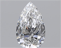 Diamante Natural 0.40 quilates, De pera , Color D, claridad VVS1 y certificado GIA