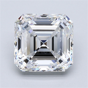 Picture of Natural Diamond 3.22 Carats, Asscher with  Cut, E Color, VVS1 Clarity and Certified by GIA