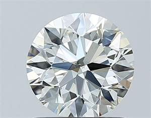 Picture of Natural Diamond 1.00 Carats, Round with Excellent Cut, K Color, VS2 Clarity and Certified by GIA