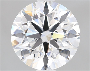 Picture of Lab Grown Diamond 1.70 Carats, Round with Excellent Cut, F Color, VVS2 Clarity and Certified by IGI
