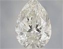 Natural Diamond 0.40 Carats, Pear with  Cut, H Color, VS1 Clarity and Certified by IGI