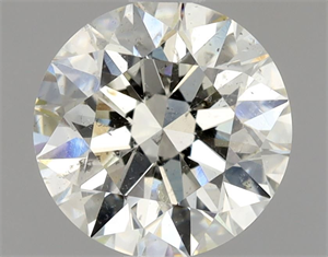 Picture of Natural Diamond 1.00 Carats, Round with Excellent Cut, K Color, SI2 Clarity and Certified by GIA