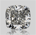 Natural Diamond 0.55 Carats, Cushion with  Cut, F Color, VS2 Clarity and Certified by GIA