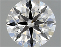 Diamante Natural 0.44 quilates, Redondo , Color D, claridad VS2 y certificado GIA