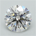 Del inventario de diamantes de laboratorio, 1.32 quilates, Redondo , Color F, claridad VS2 y certificado IGI