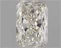 Natural Diamond 0.50 Carats, Radiant with  Cut, K Color, SI1 Clarity and Certified by GIA
