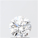 Lab Grown Diamond 1.02 Carats, Round with Ideal Cut, D Color, VVS2 Clarity and Certified by IGI