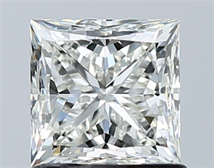 Picture of Natural Diamond 1.20 Carats, Princess with  Cut, I Color, VS2 Clarity and Certified by GIA