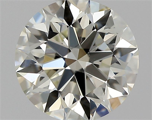 Picture of Natural Diamond 0.50 Carats, Round with Excellent Cut, J Color, SI1 Clarity and Certified by GIA