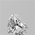 Natural Diamond 0.51 Carats, Heart with  Cut, G Color, VVS1 Clarity and Certified by GIA