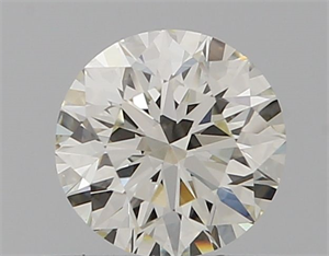 Picture of Natural Diamond 0.54 Carats, Round with Excellent Cut, J Color, VVS1 Clarity and Certified by IGI