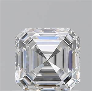Picture of Natural Diamond 1.10 Carats, Asscher with  Cut, G Color, VS2 Clarity and Certified by GIA