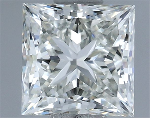 Foto Diamante Natural 1.00 quilates, Princesa , Color I, claridad VS2 y certificado IGI de