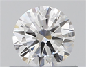 Natural Diamond 0.50 Carats, Round with Very Good Cut, F Color, VVS1 Clarity and Certified by GIA